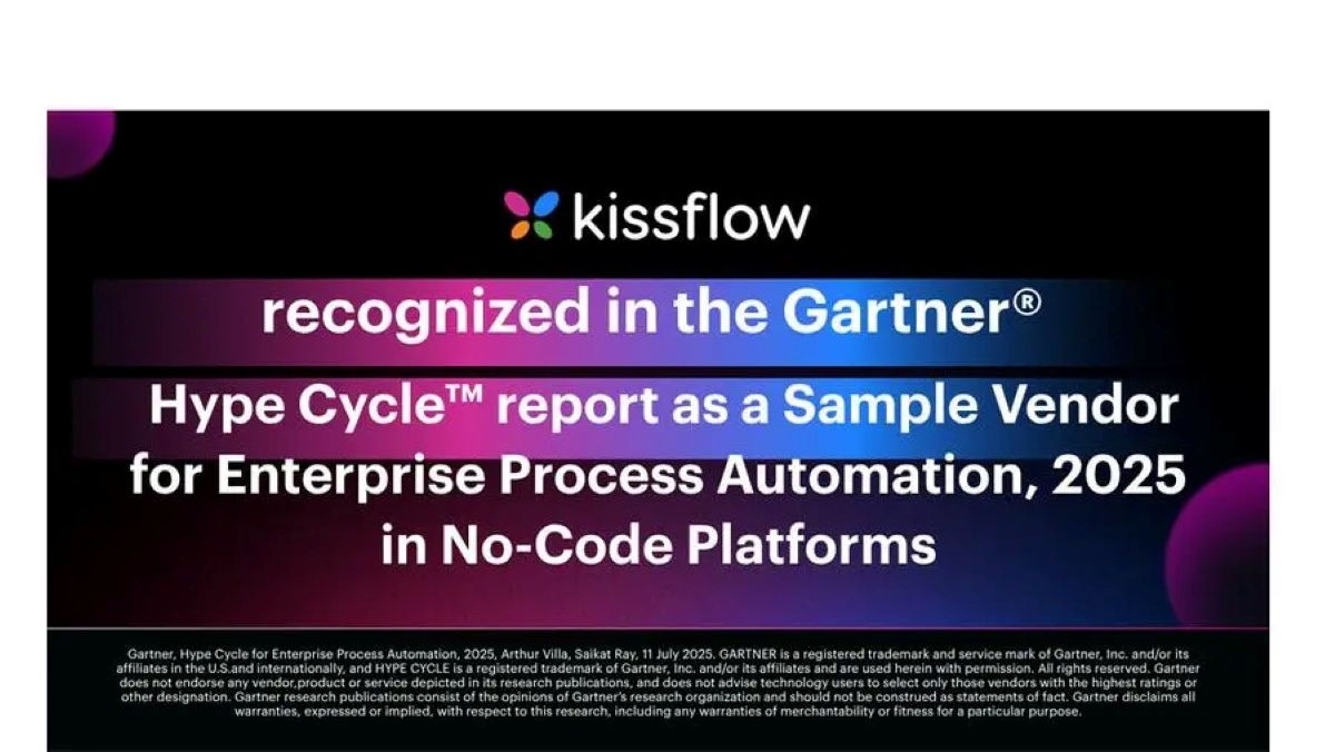 Kissflow Recognized In 2025 Gartner Hype Cycle For Enterprise Process Automation.