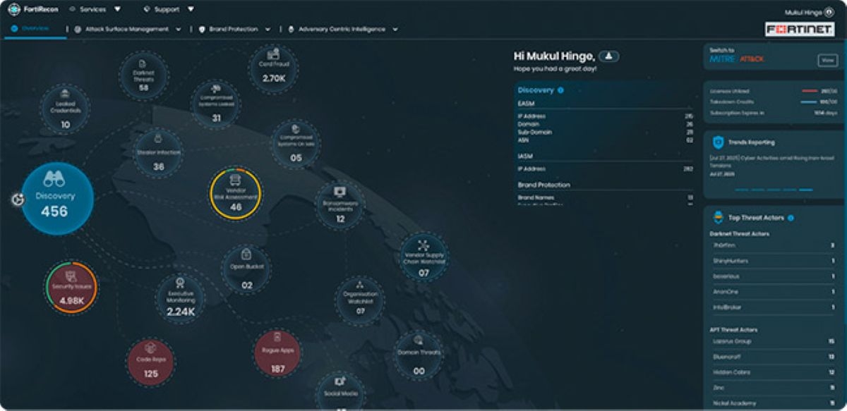 Fortinet Enhances FortiRecon To Align with CTEM Framework