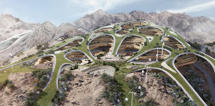 Megaproject update: Watch a new video of Trojena Ski Village in NEOM