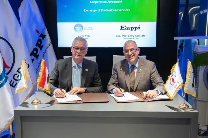 اتفاقية تعاون بين شركة إنبي وشركة تكنيب إنرجيز الإيطالية