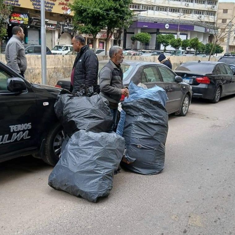 ضبط كميات كبيرة من المخلفات خلال حملات لملاحقة النباشين بالإسكندرية