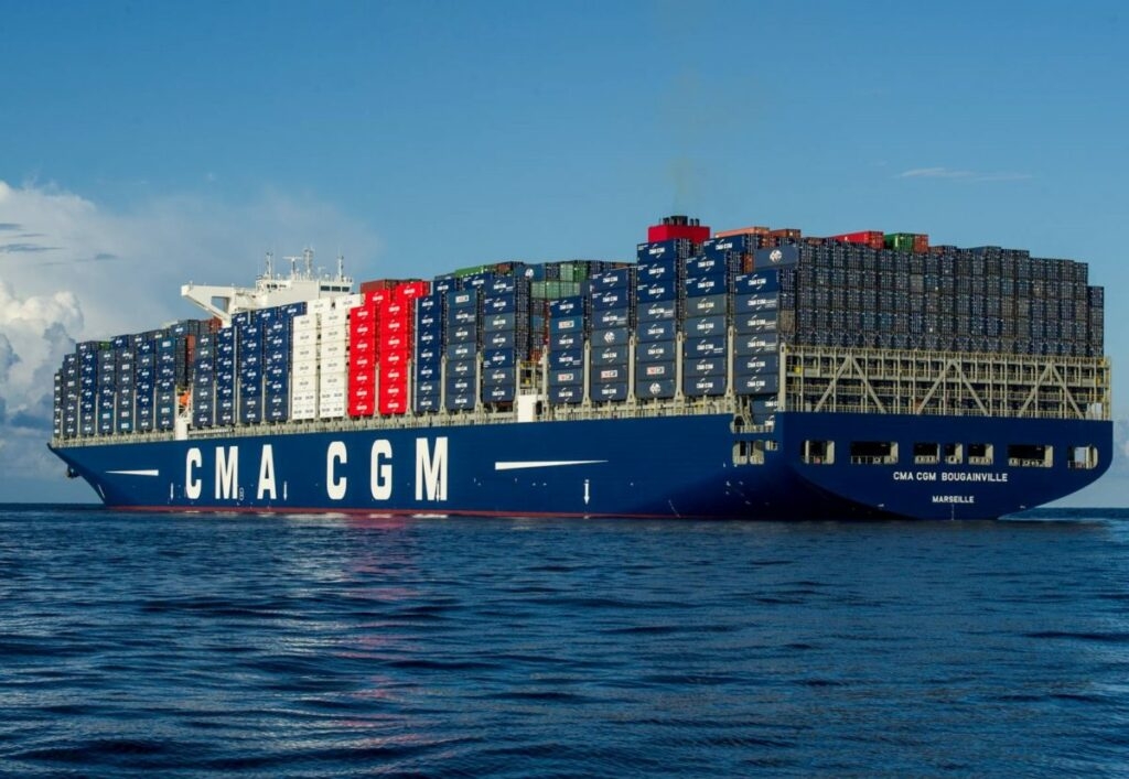 خط CMA CGM يٌقر رسوم جديدة بين البحر المتوسط وأسيا