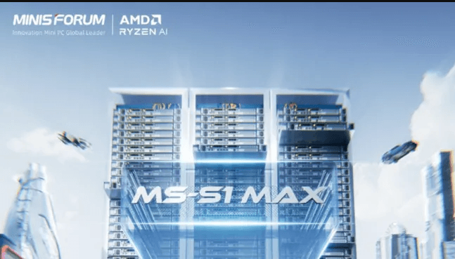 شركة Minisforum الصينية تطلق خادم ذكاء اصطناعي مدمج بمعالج Ryzen AI Max+ 395