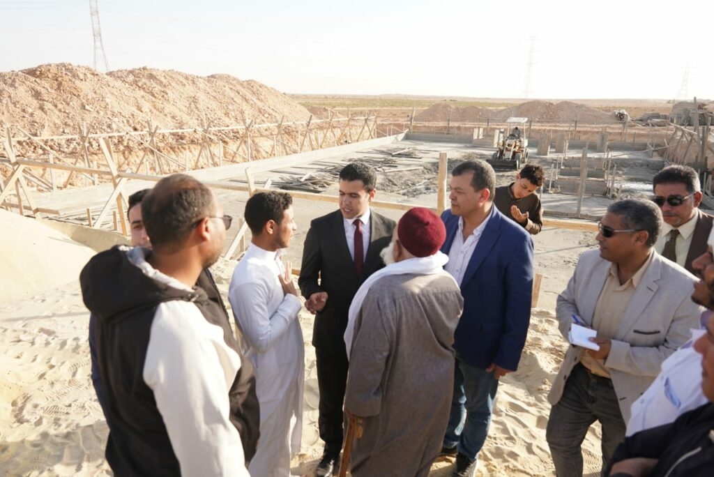 نائب محافظ مطروح يتفقد مطار العلمين ومشروعات خدمية وتنموية بمركز ومدينة الضبعة