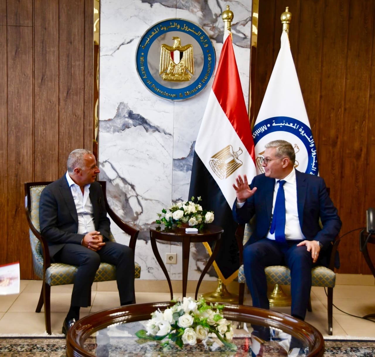 وزير البترول يبحث تعزيز التعاون مع «السويدى إليكتريك»