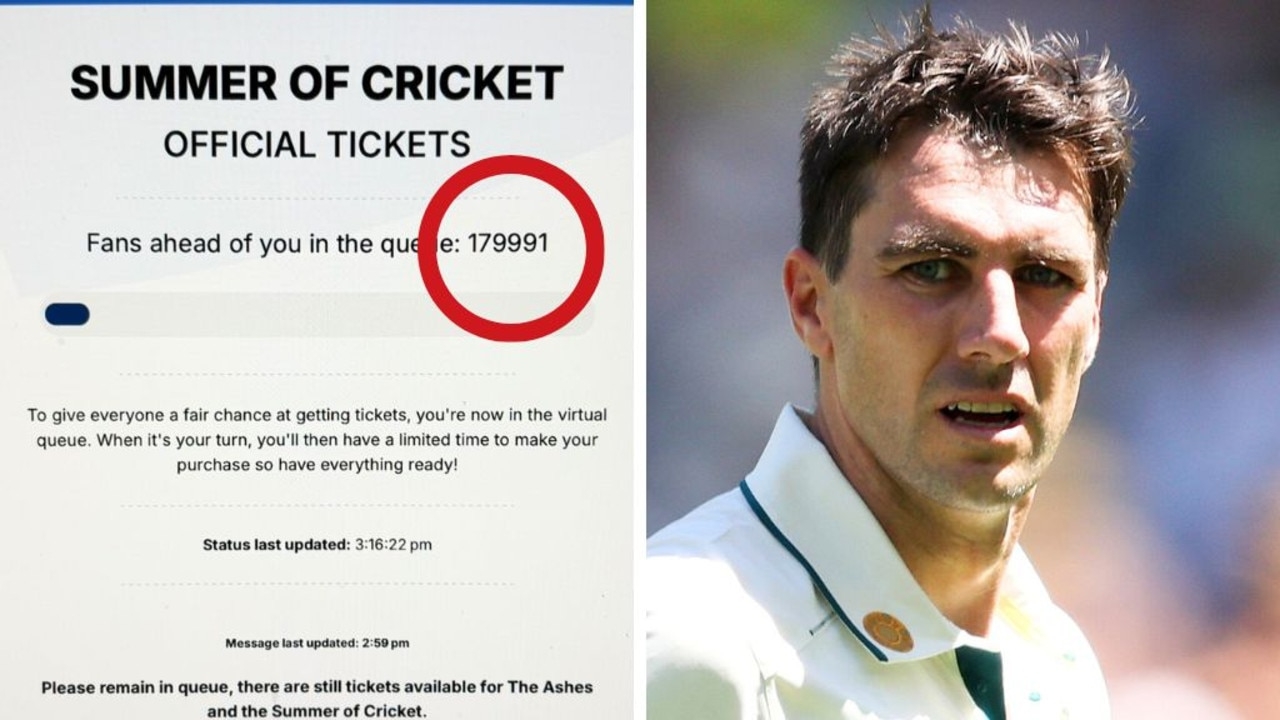 Fans suffer long queues and tech glitches trying to buy Ashes tickets