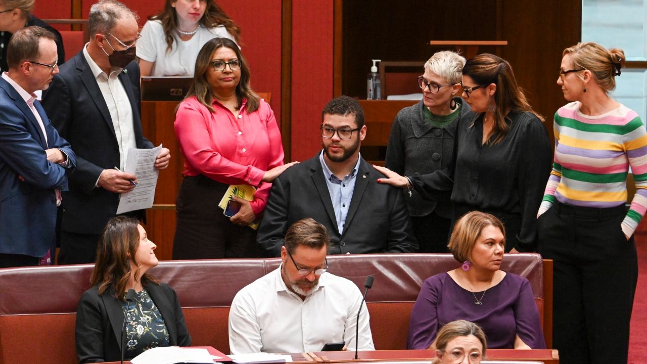 Greens consider historic three-way leadership team of Faruqi, Hanson-Young and Waters after Bandt election defeat