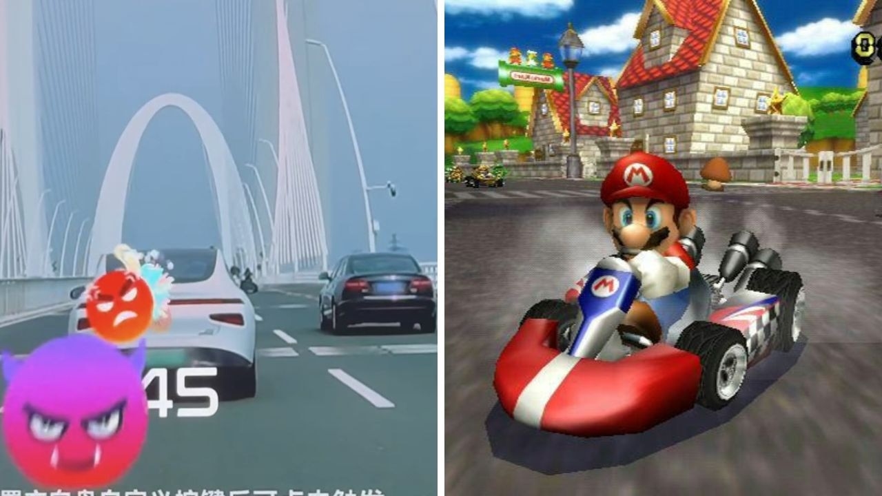 China's ‘Mario Kart' solution to road rage