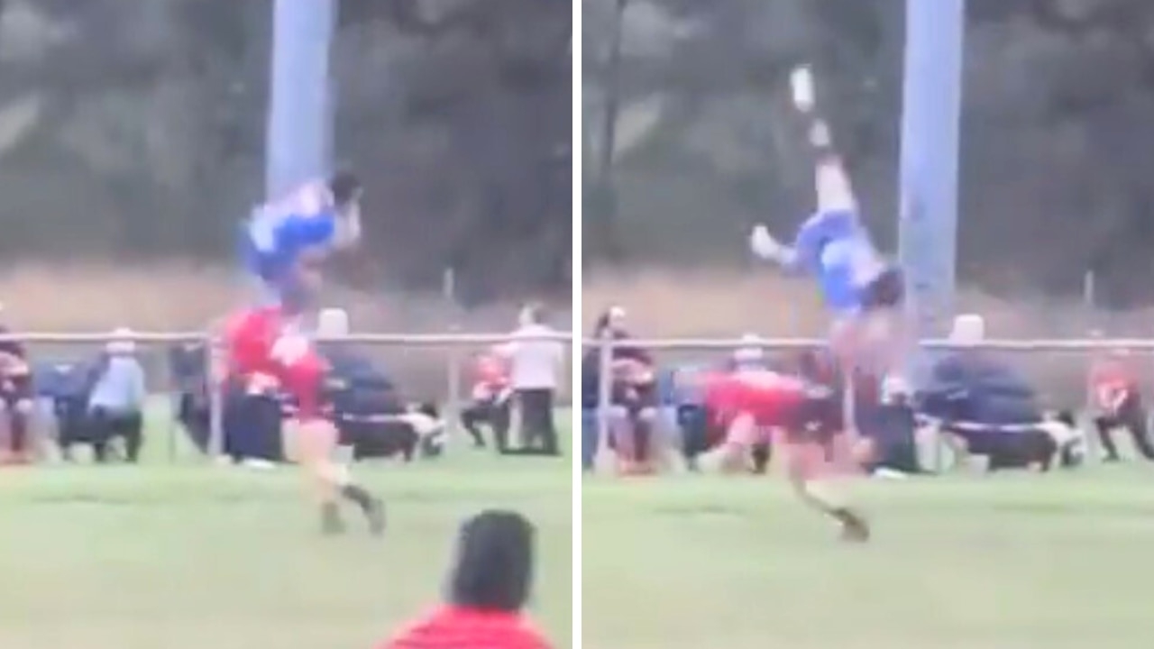 ‘Is he alive?': Player lands headfirst in sickening rugby league tackle