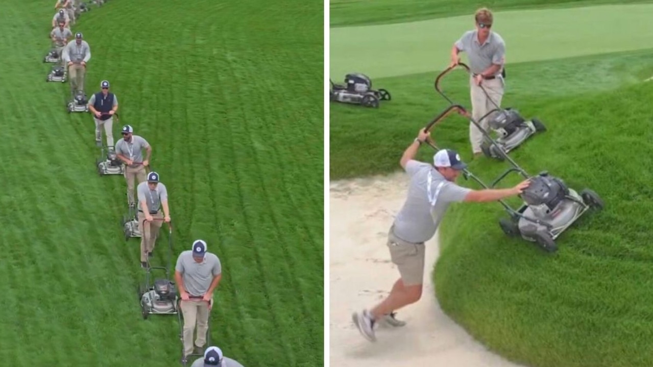 Lawnmowers at ‘unplayable' US Open golf course go viral