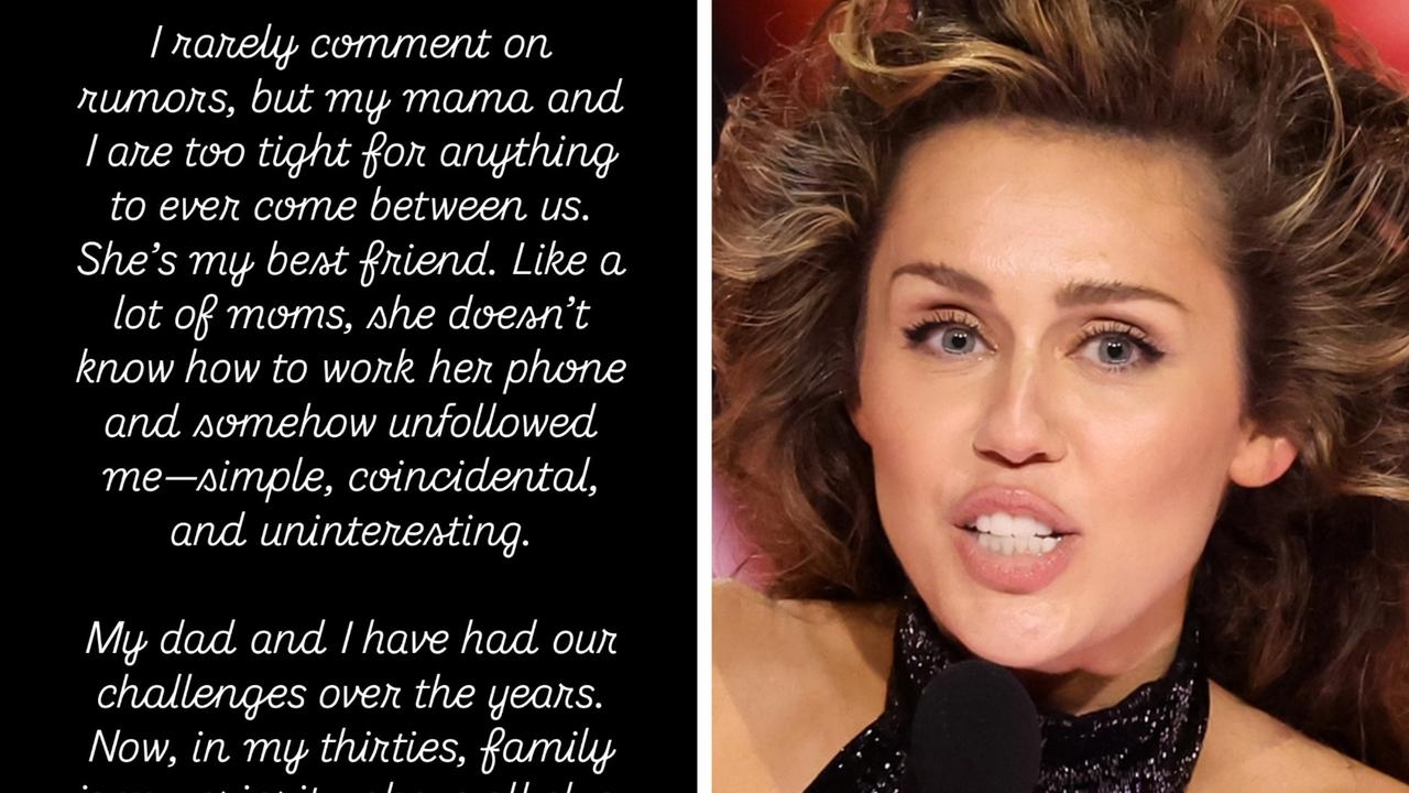 Miley Cyrus issues ‘rare' statement about private life amid swirling rumours