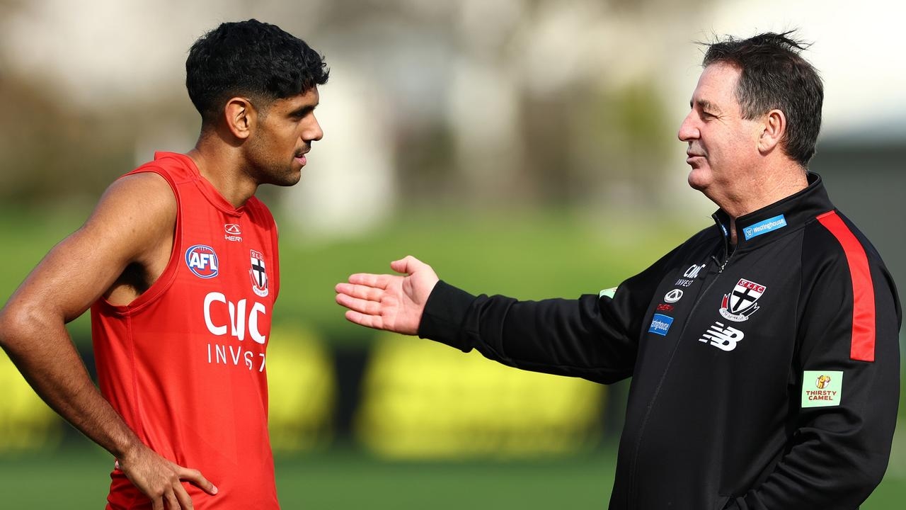 AFL: Ross Lyon slams ‘disgusting' attacks on Saints star Wanganeen-Milera