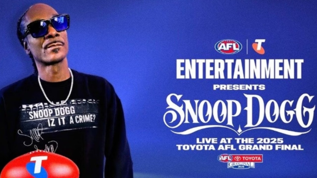 'Let's make it unforgettable': Legendary rapper Snoop Dogg to perform at AFL Grand Final this yearce