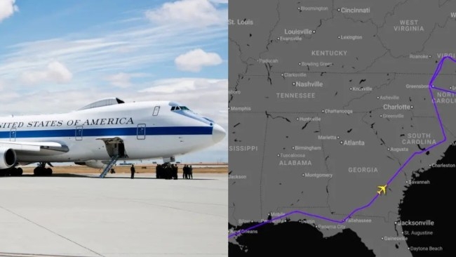 US E-4B ‘doomsday plane' makes unexpected flight to Washington DC as Donald Trump weighs Iran strike