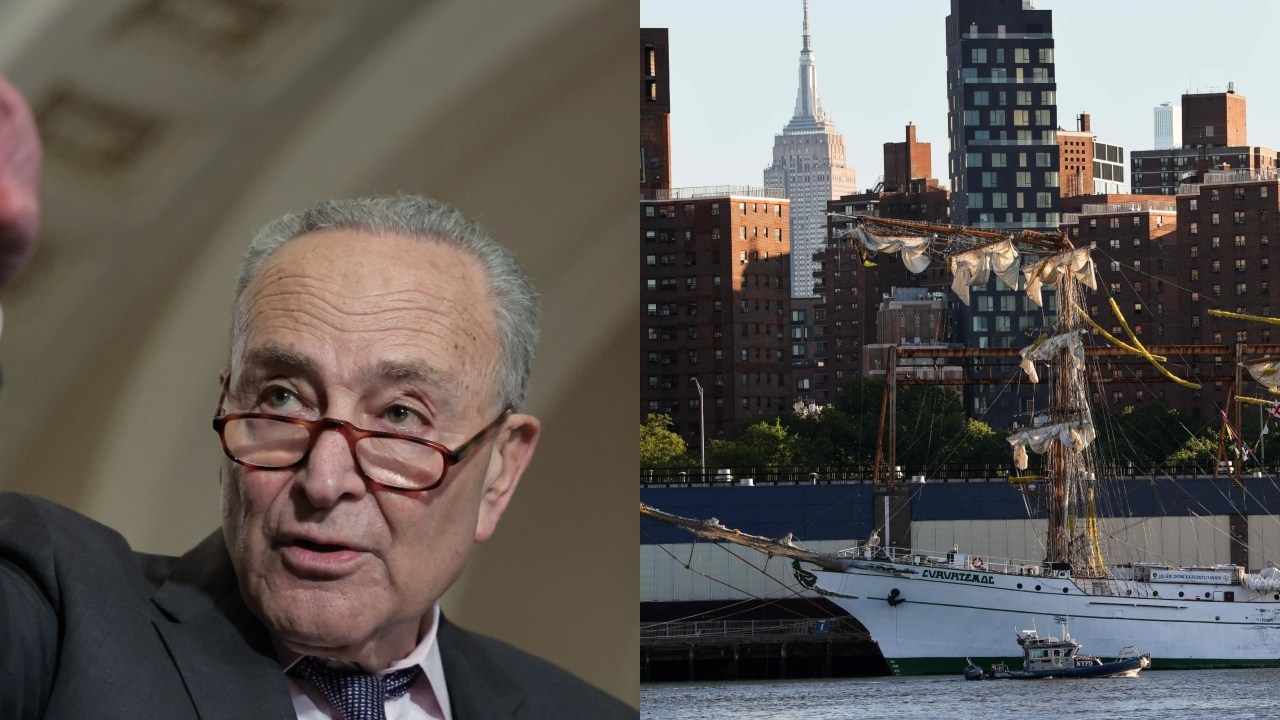 Chuck Schumer bizarrely claims DOGE may have been partly to blame for Mexican ship's deadly Brooklyn Bridge mishap