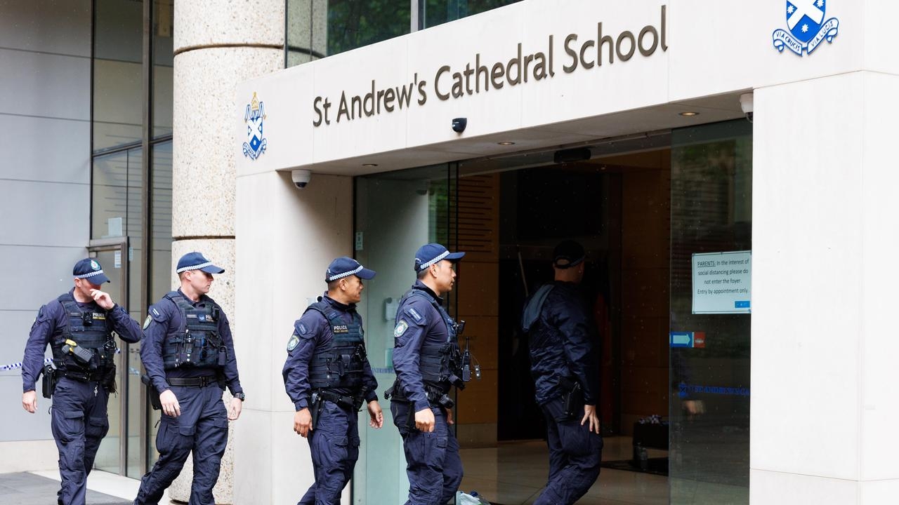 St Andrews Cathedral School plunged into lockdown after man ‘threatened' staff