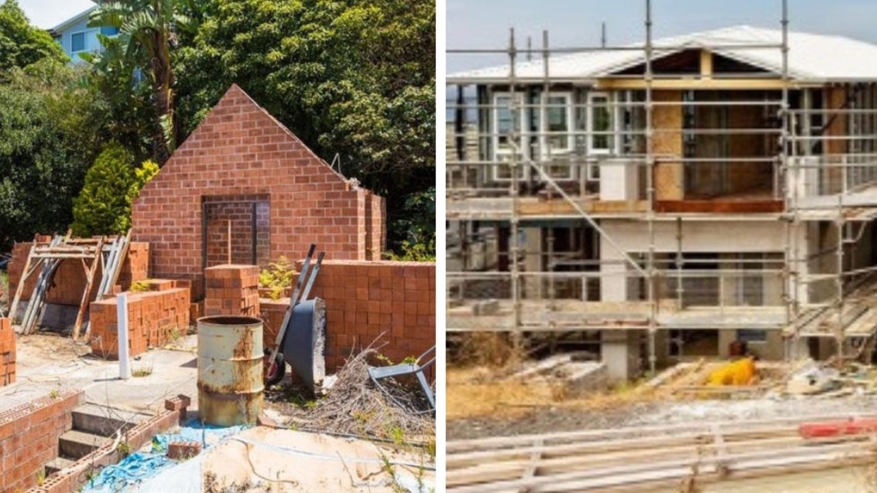 Chilling reason Aussie home projects abandoned before completion