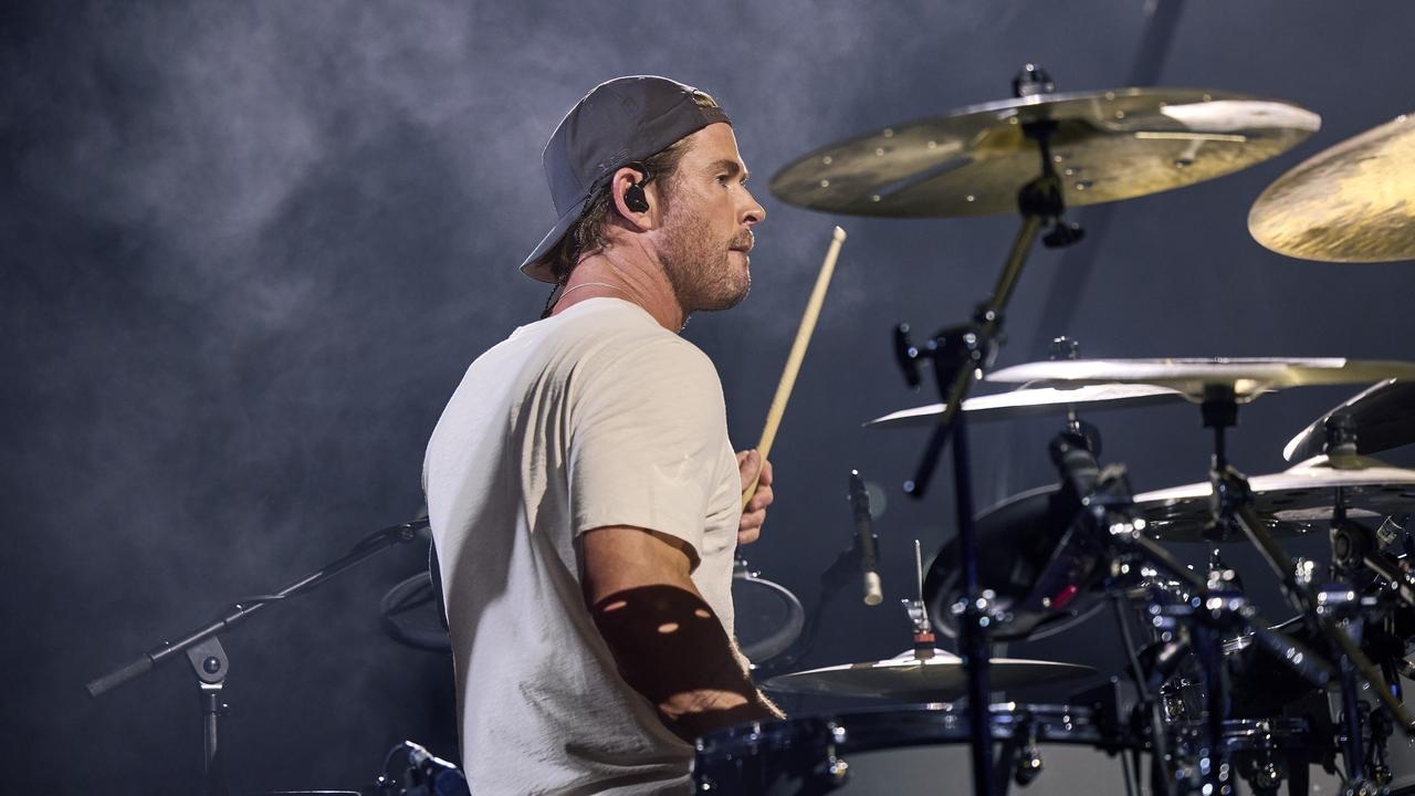 Chris Hemsworth took drum lessons from Parkway Drive star for Ed Sheeran show