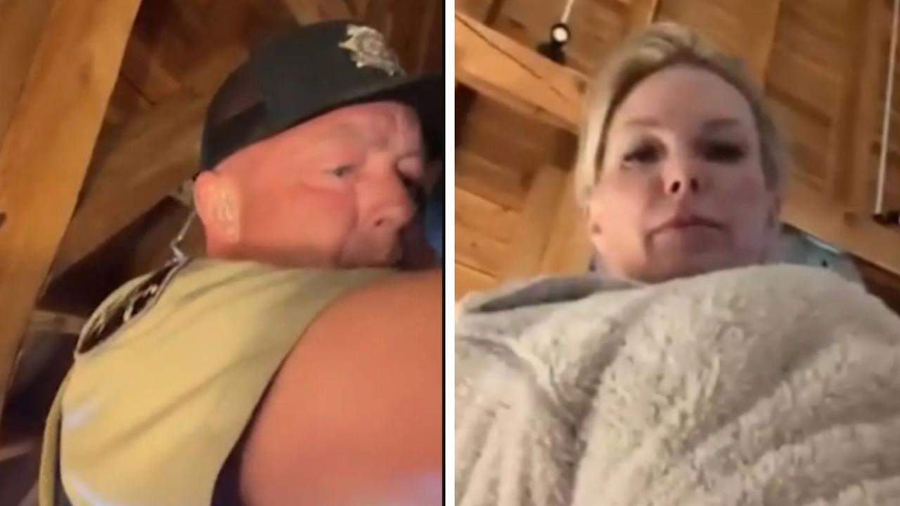 Star's wife livestreams dramatic arrest days after split