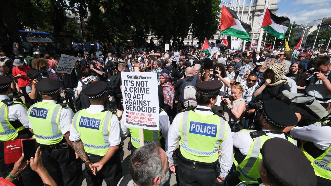 Over 500 pro-Palestine protesters arrested during huge demonstration in London