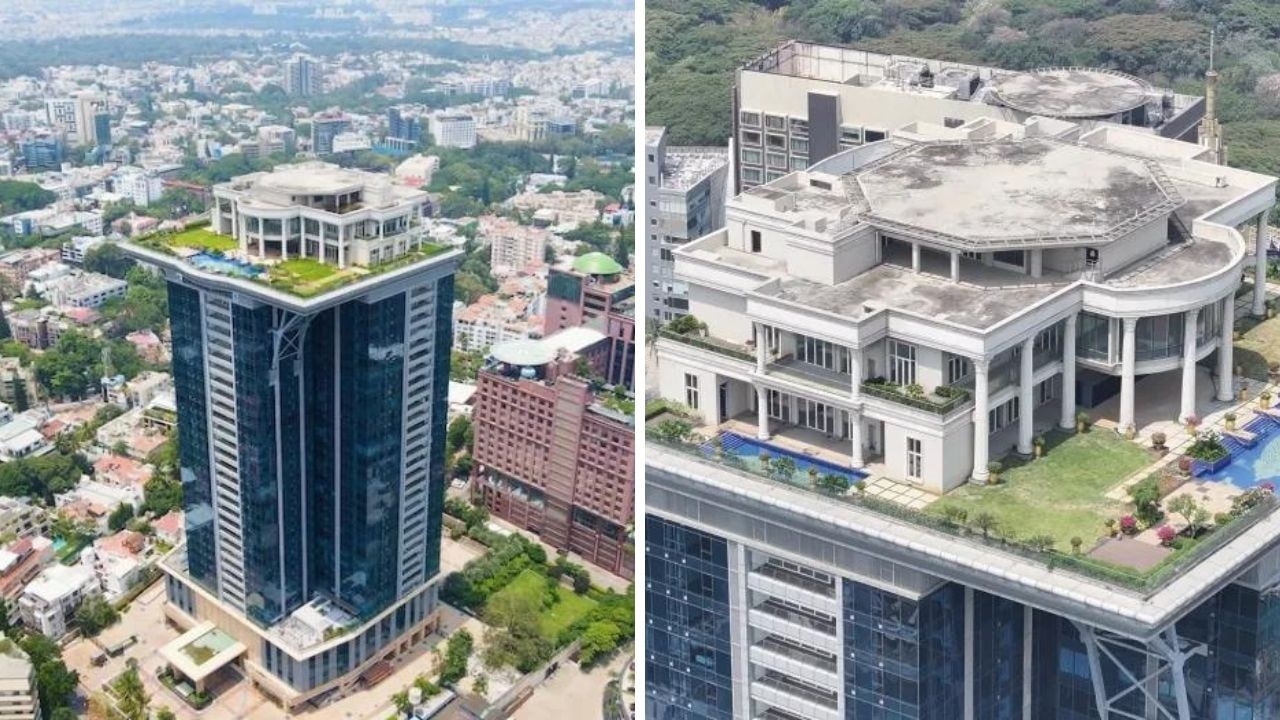 Inside $31m mansion abandoned on skyscraper after owner flees