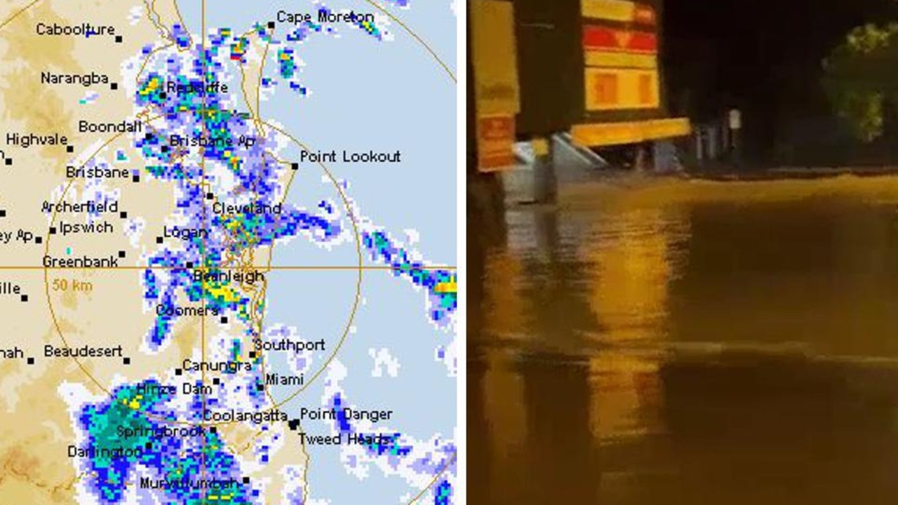 Two women injured in separate lightning strikes as southeast Qld pounded by 200mm+ Anzac Day deluge