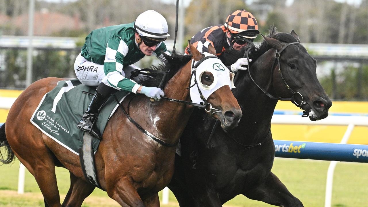 Jimmy Recard comes out on top after tough battle in Group 3 Vain Stakes at Caulfield