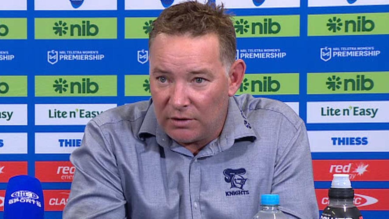 ‘I'm a bit hurt': Knights coach slams his own fans over boos