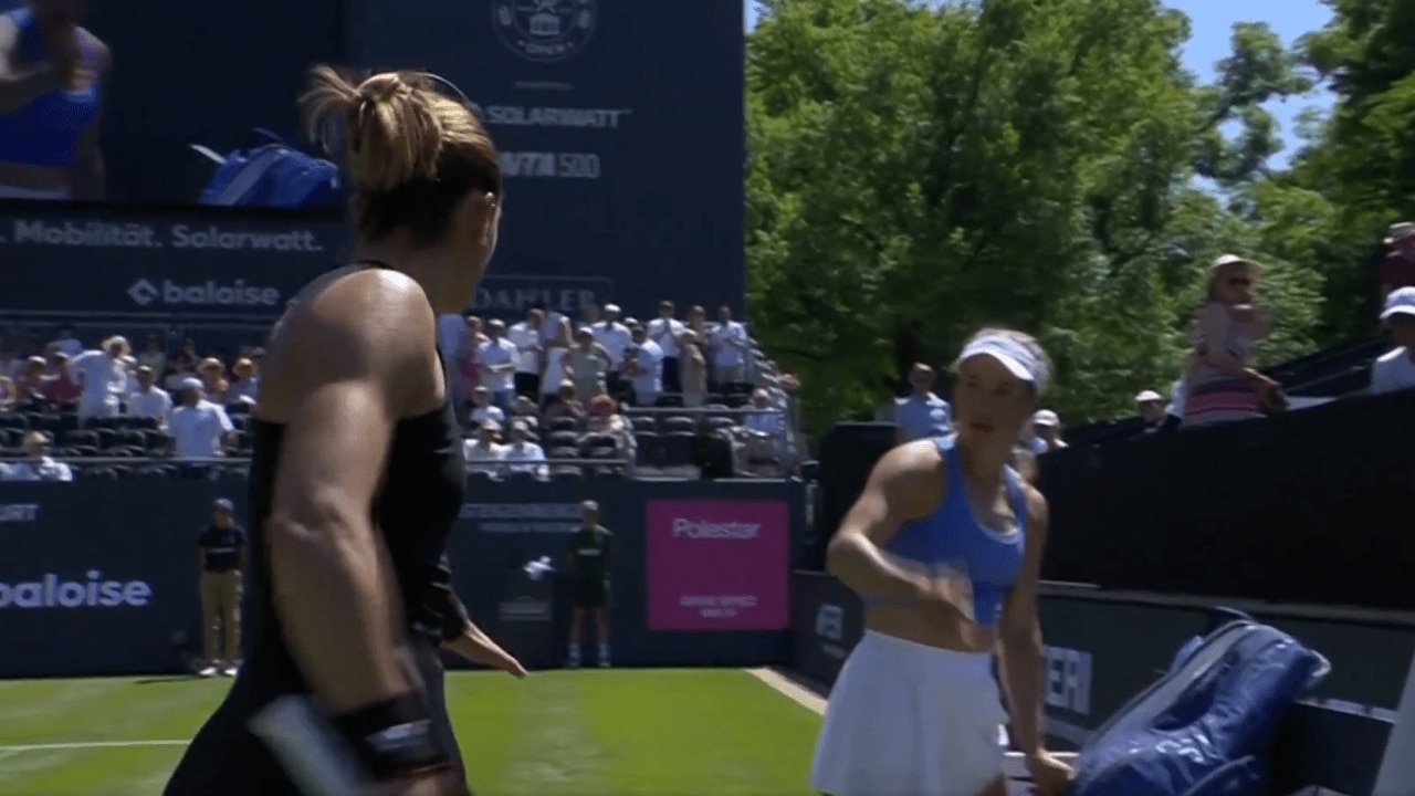 Tennis stars Maria Sakkari and Yulia Putintseva clash following game-ending handshake at Bad Homburg Open: 'Nobody likes you'