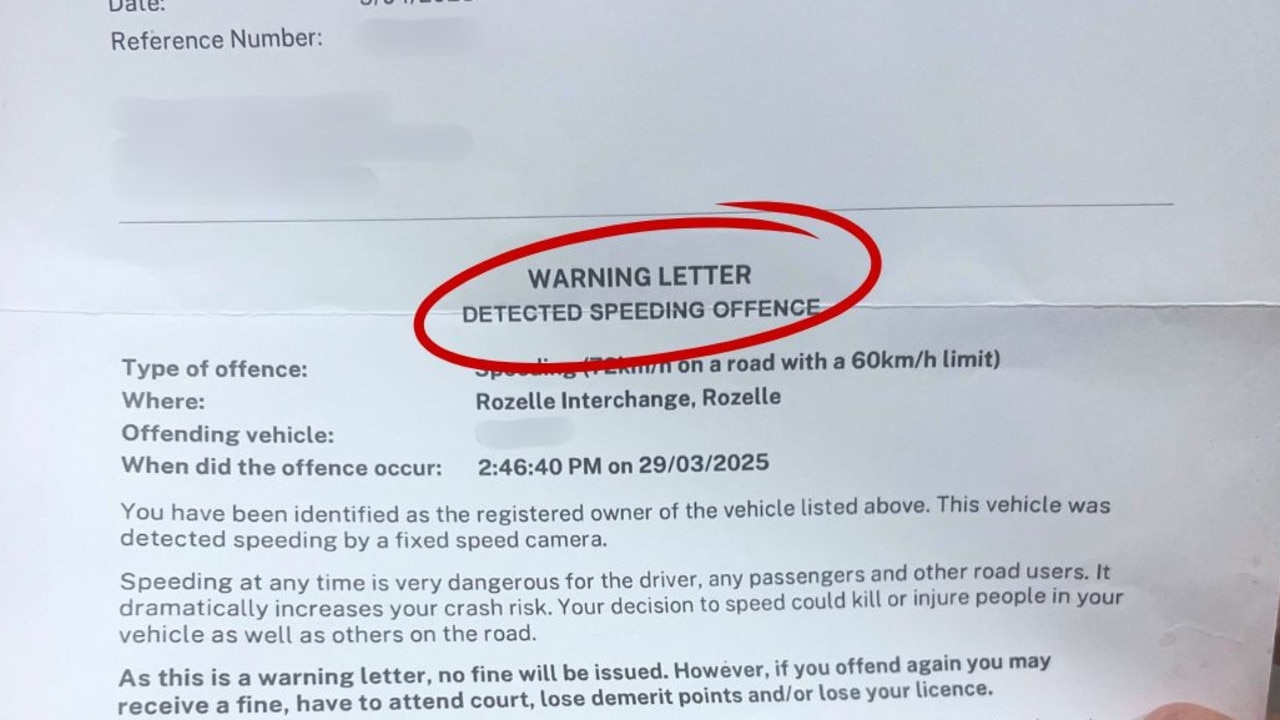 Truth about mysterious speeding letters leaving Aussies baffled