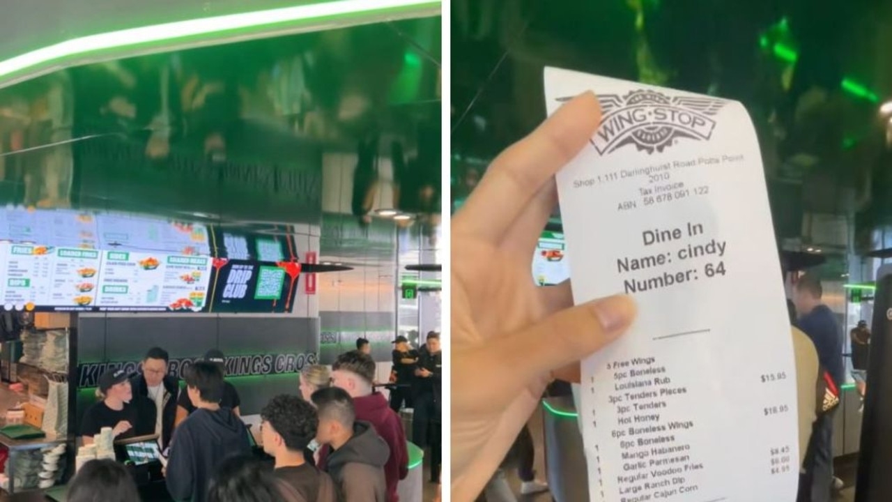 Aussies stunned by the price of Wingstop food in Sydney