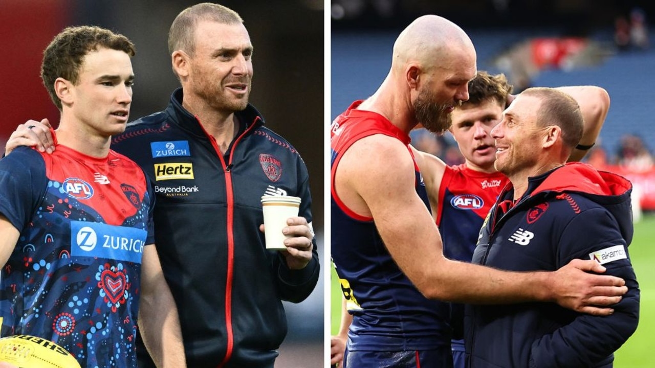 Melbourne Demons rift emerges as playing group split following sacking of Simon Goodwin