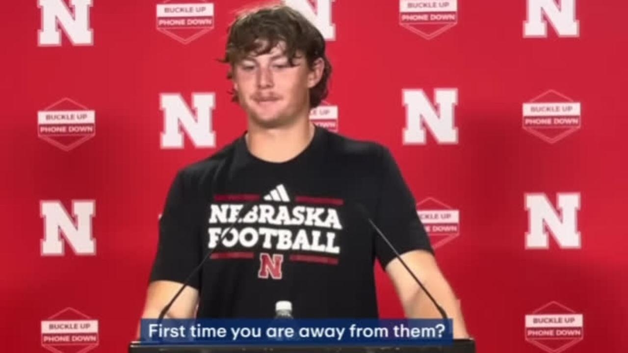 ‘He misses home': Aussie college football star in tears during press conference