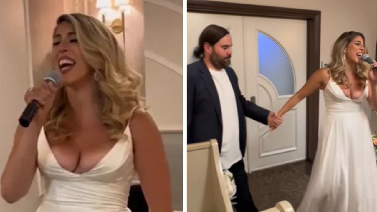 Groom goes viral after bride's surprise performance at wedding