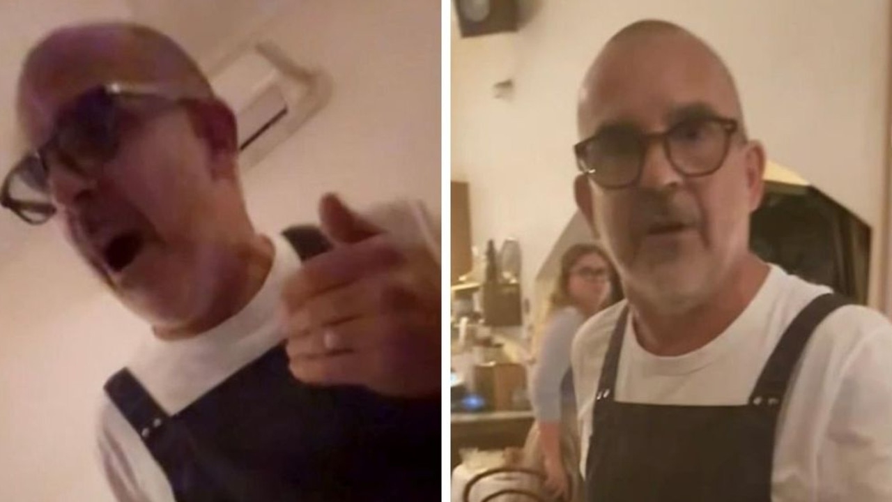 Melbourne restaurant owner explodes at customers