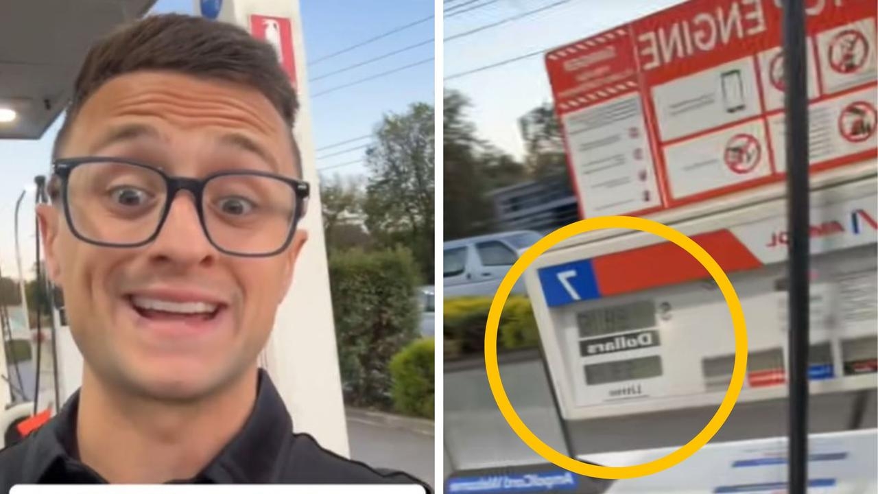 American shocked over wild Aussie act at petrol station