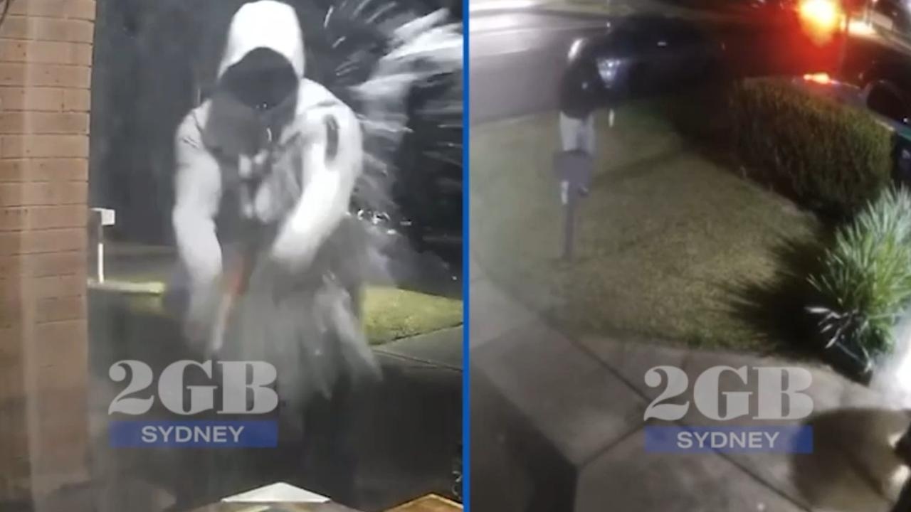CCTV captures wild moment arsonists douse front of Penrith home in fuel, set it on fire