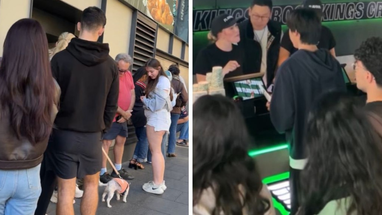 ‘Crazy' footage of crowd at 9am as US chain opens first store in Aus