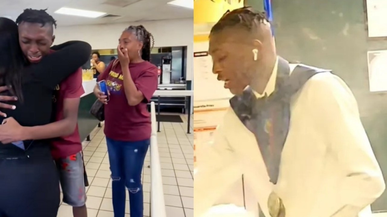 Burger King employee who worked last-minute shift in graduation clothes after his high school ceremony gets $22K in donations