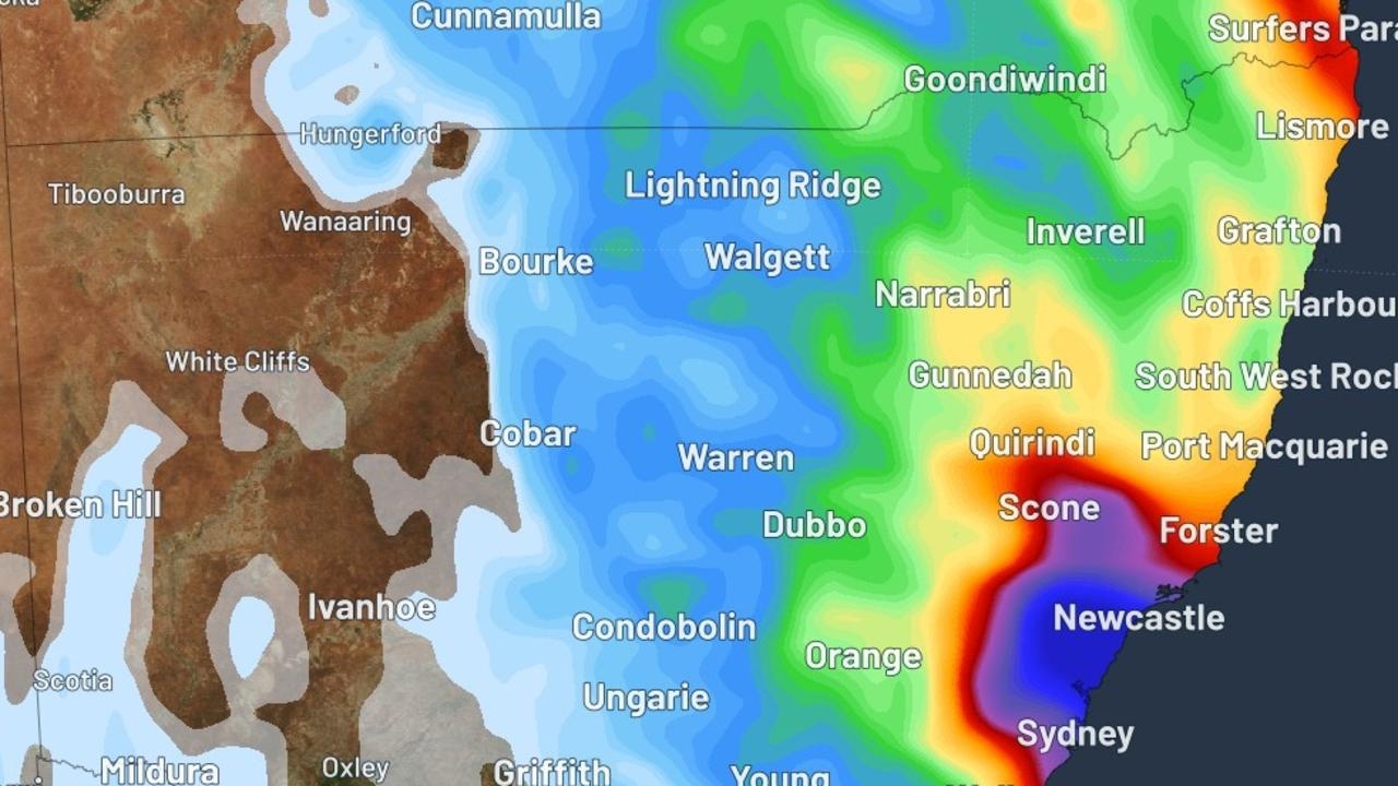 Wind and rain here to stay for Aussies on the eastern coast