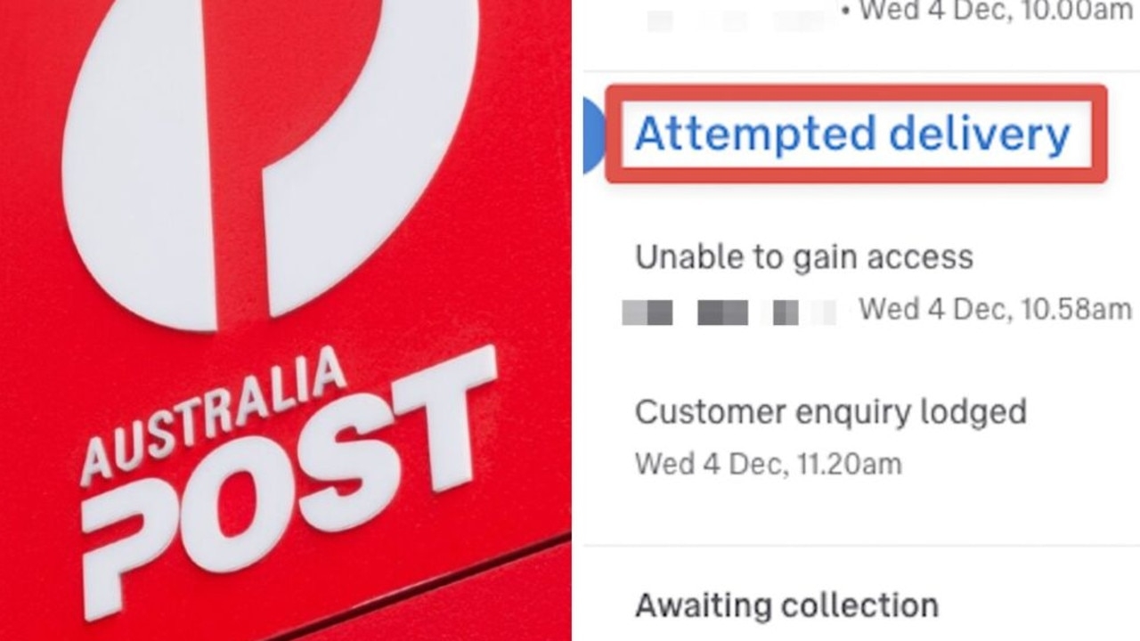 Australia Post addresses ‘attempted delivery' issue