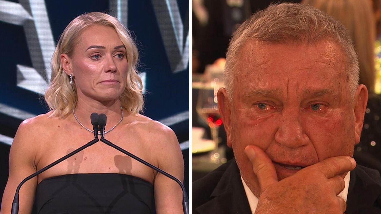 ‘All I ever wanted': Erin Phillips leaves legendary dad in tears with AFL Hall of Fame speech