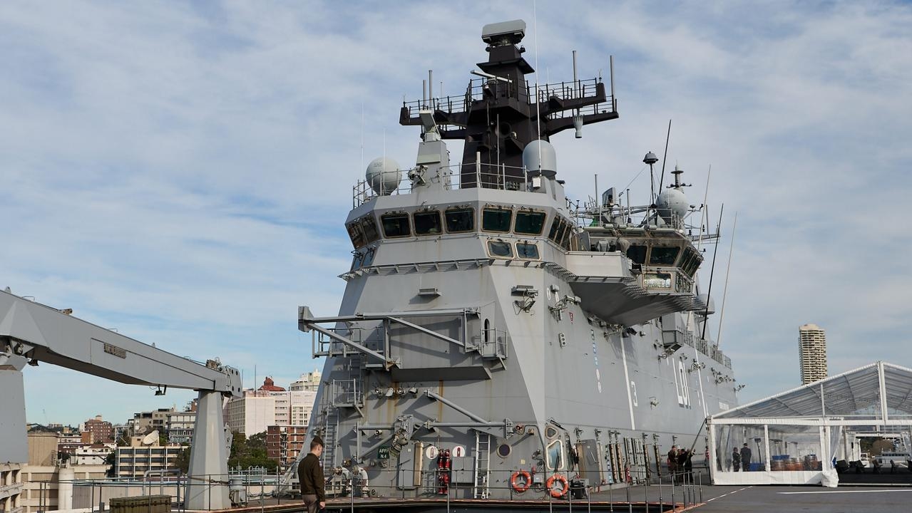 Defence Minister says China could spy on Aussie ships in days ahead