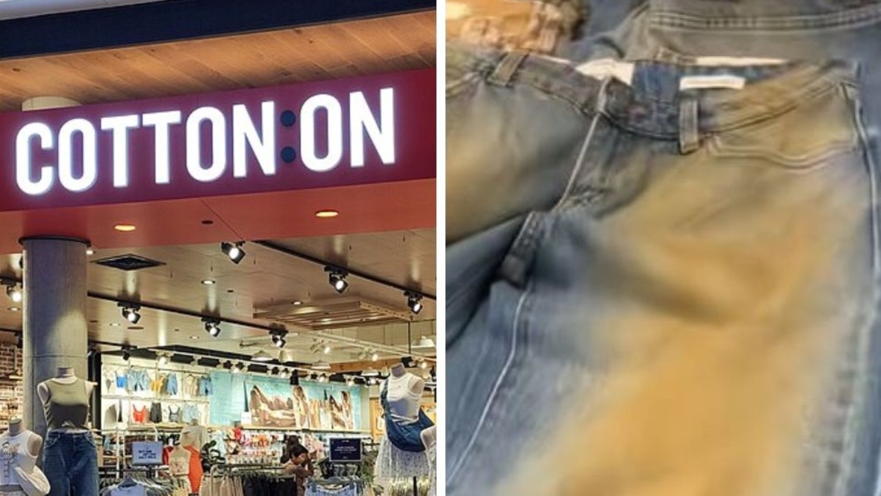 ‘Accidents happen': Fans in hysterics over Cotton On jeans