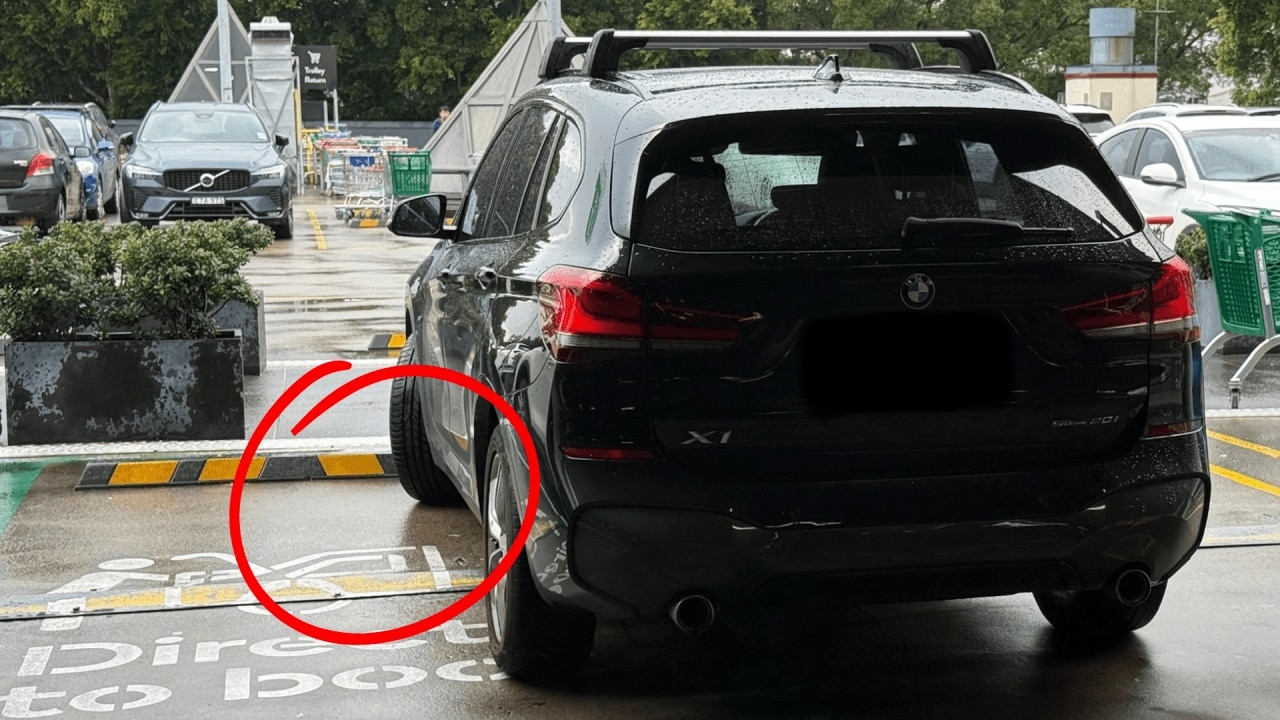Aussie BMW driver exposed for 'careless' parking in popular spot