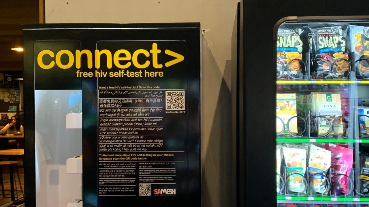 Australian HIV self-testing kits now in vending machines in universities, nightclubs from Atomo Diagnostics