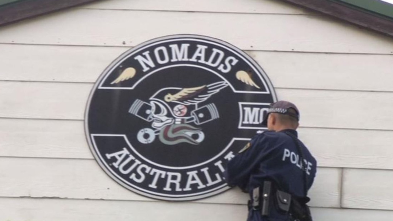 Nomad bikies Christopher Field and Reece Wangman bash Jesse Watt