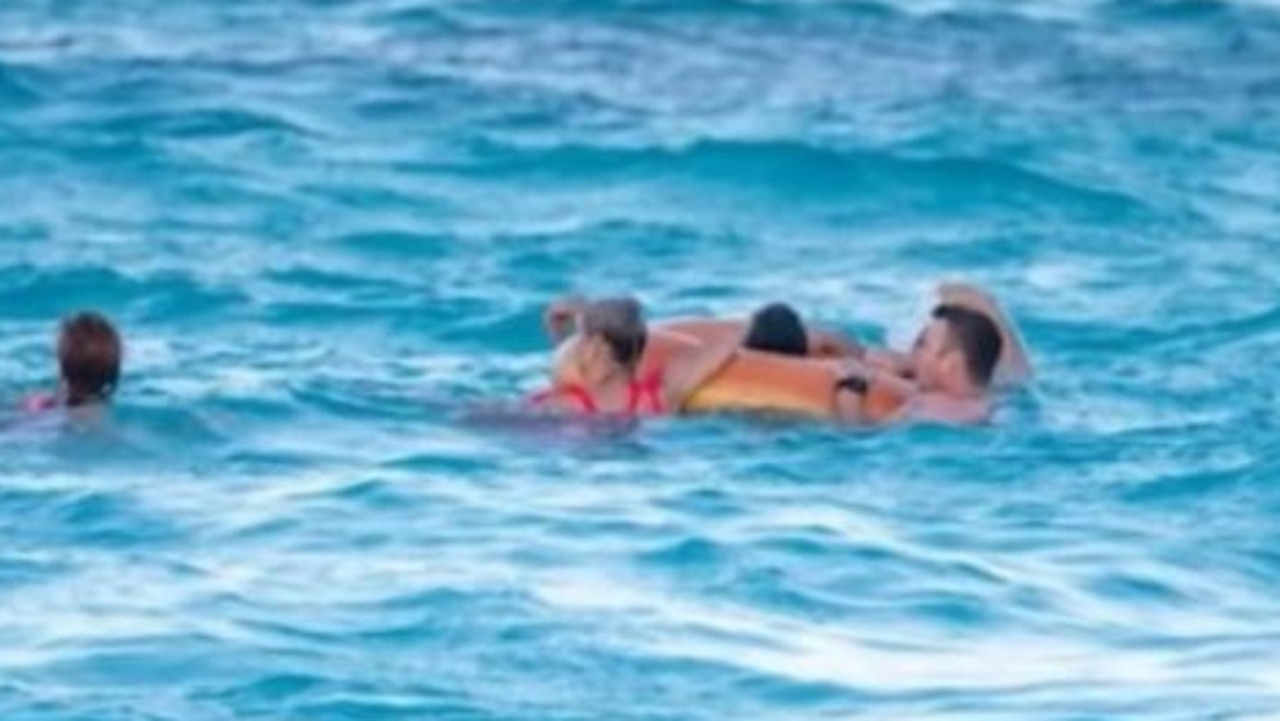 Tourist almost split in two by boat while snorkelling off the coast of the Bahamas