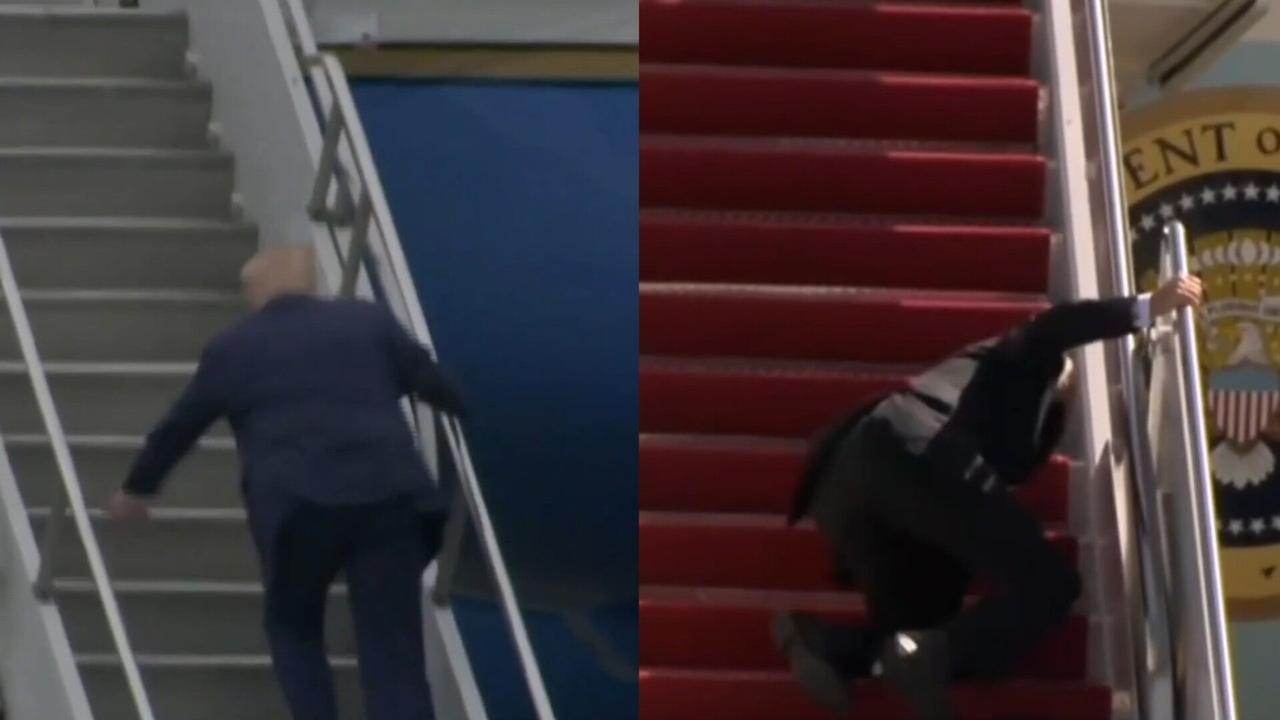 ‘Nothing burger': Trump defended after lefties compare his Air Force One stumble to Biden's
