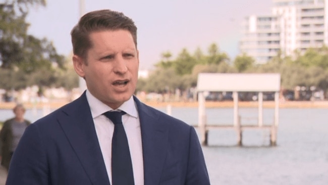 'Biggest terrorist organisation in the world': Pro-Iran protester disrupts Andrew Hastie's press conference as Coalition backs US strikes on Iran